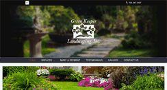 Desktop Screenshot of greenkeeperlandscaping.com