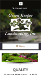 Mobile Screenshot of greenkeeperlandscaping.com